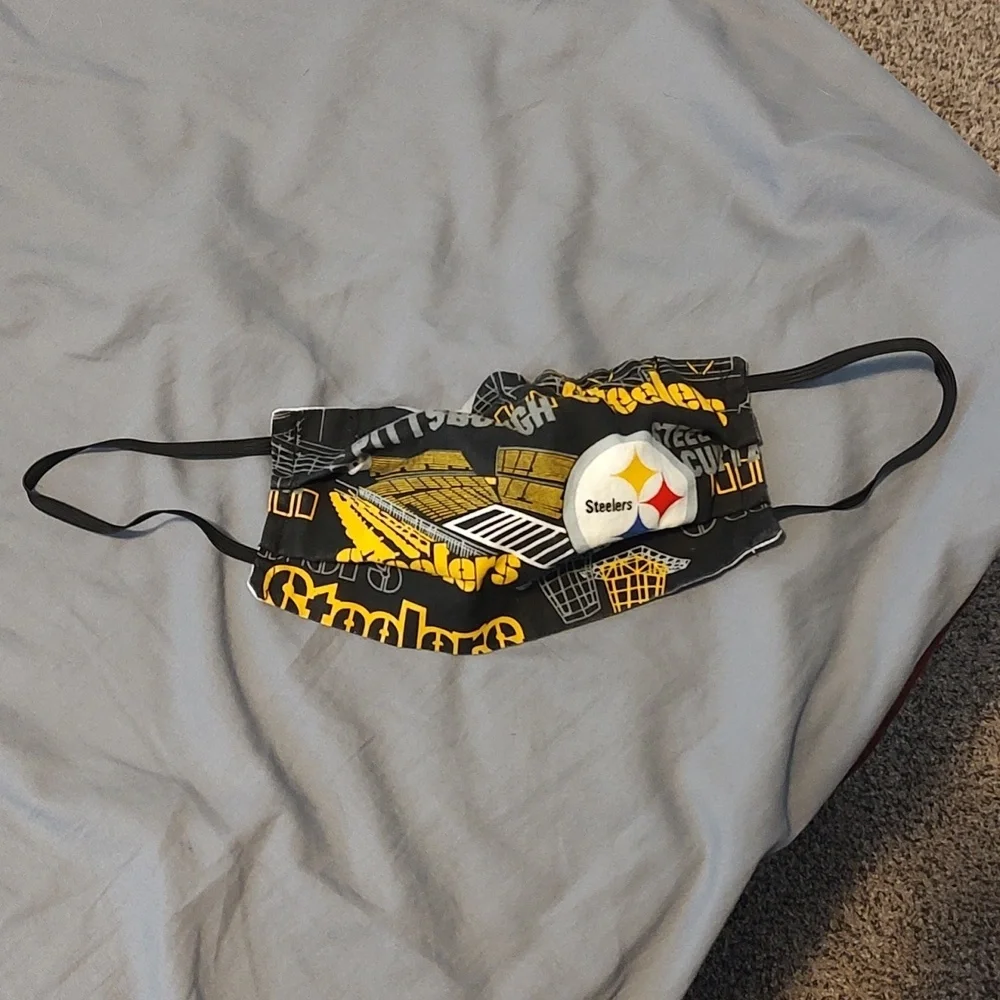 Pittsburgh Steelers Handmade Face Mask